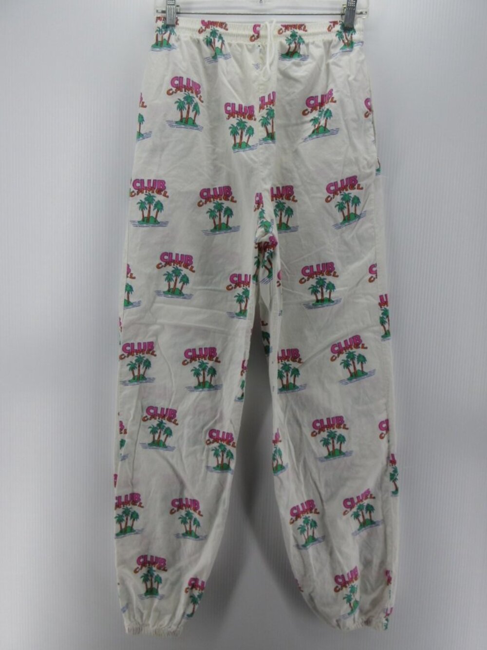 VINTAGE Camel Pants Small Cigarette Club Jogger Pajama Promo AOP 90s
